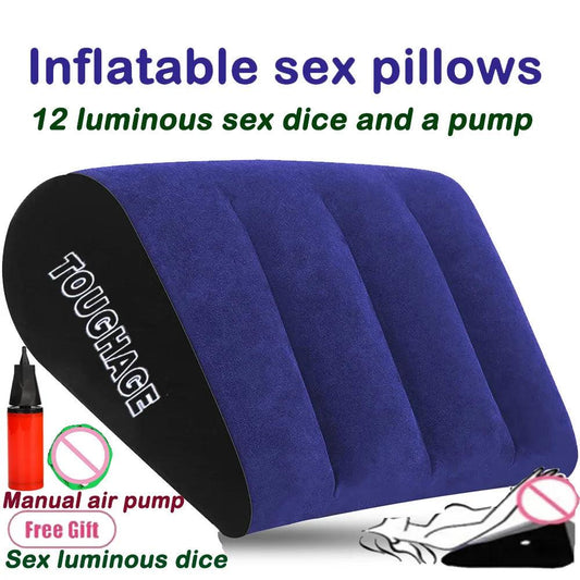 Travesseiro inflável Hot Club para sexo multifuncional, almofada de ar para casal - Love Club